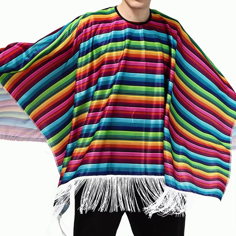 Mexican Poncho Supplier - Carnival Fringe Tassels Cosplay