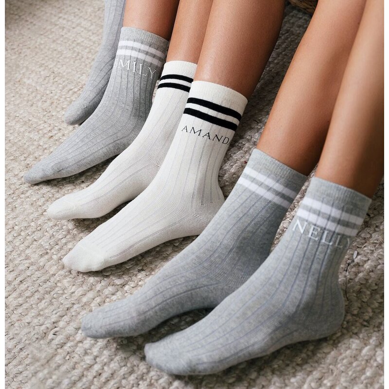 Bridal Party Socks Factory - Custom Striped Jacquard