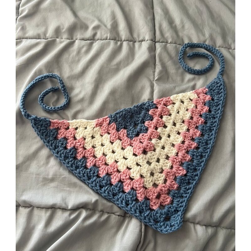 Pride Bandana Supplier - Lgbt Flag Crochet Handkerchief