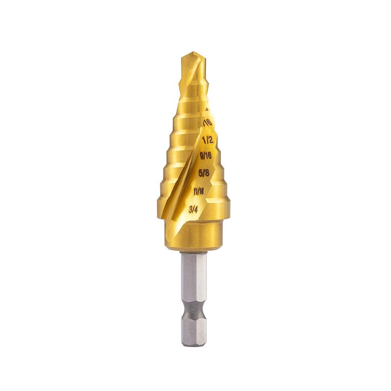 Step Drill Bit Set Manufacturer - Hex Shank Titanium Step Hole