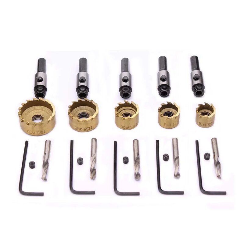 Hole Saw Set Supplier - 5Pcs HSS Stainless Steel Wrench