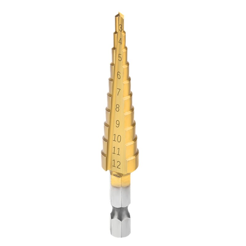 Step Drill Bits Factory - Hexagon Shank Titanium Set