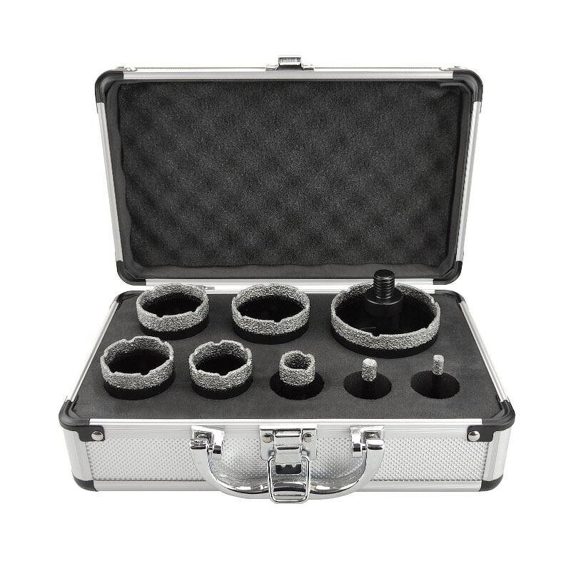 Diamond Drill Bit Set Manufacturer - 9pcs 6-68mm M14 Vacuum Brazed