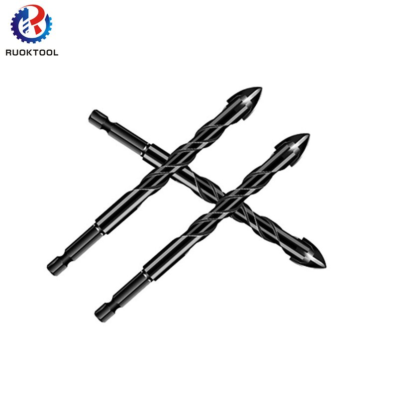Tile Drill Bit Set Manufacturer - 3-12mm Cross Hex Glass Ceramic