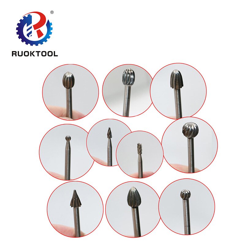 Rotary Drill Bits Supplier - 10PCS Tungsten Carbide Burr Tapered