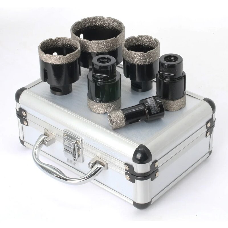 Diamond Hole Saw Set Manufacturer - 5Pcs 20-68mm M14 Vacuum Brazed