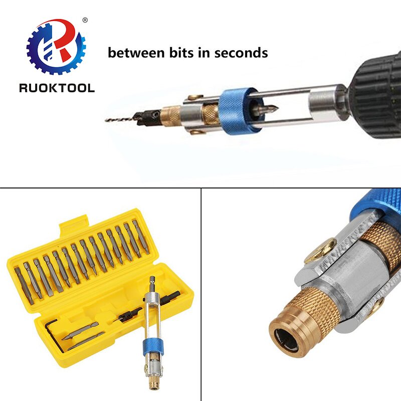 Screwdriver Bit Set Factory - 20pc Chrome-Vanadium Steel