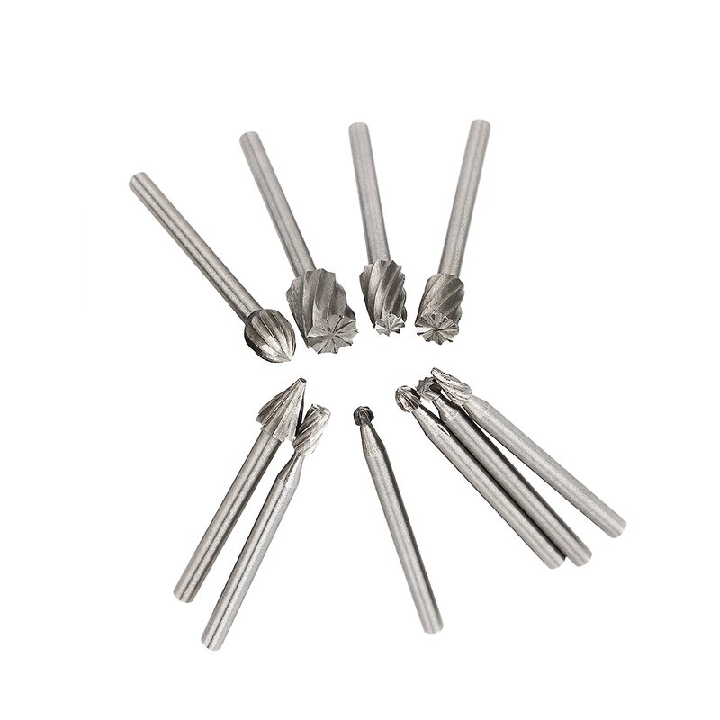 Rotary Drill Bits Supplier - 10PCS Tungsten Carbide Burr Tapered