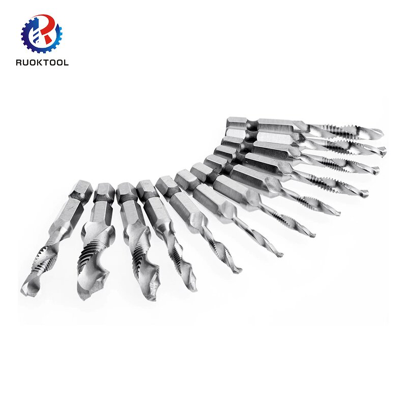 Tap Drill Set Supplier - 13Pcs Sprial High Quality Hss