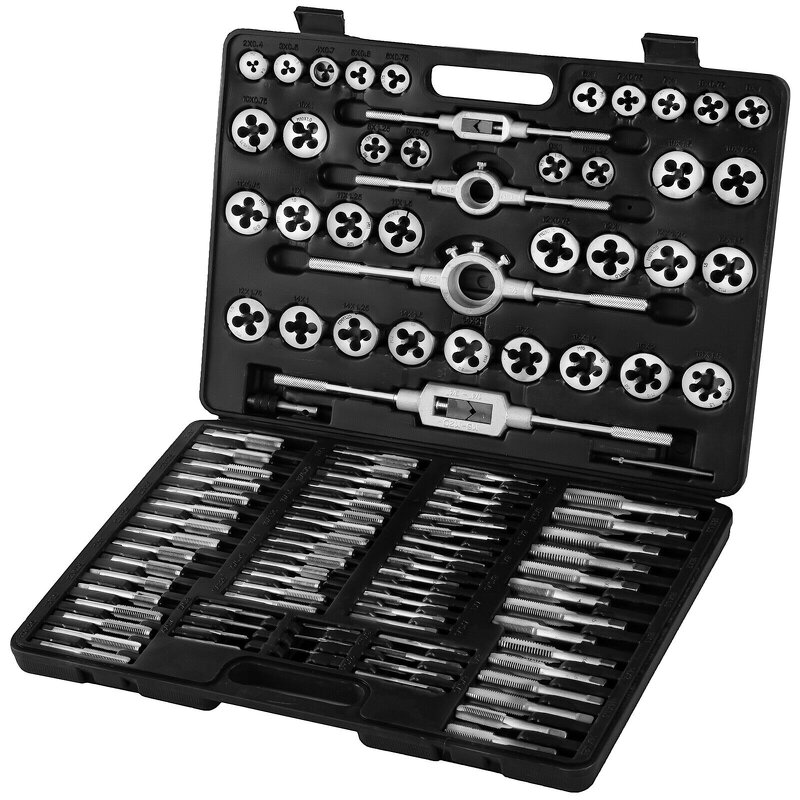 Tap and Die Set Factory - 110 Pcs Metric Adjustable Manual
