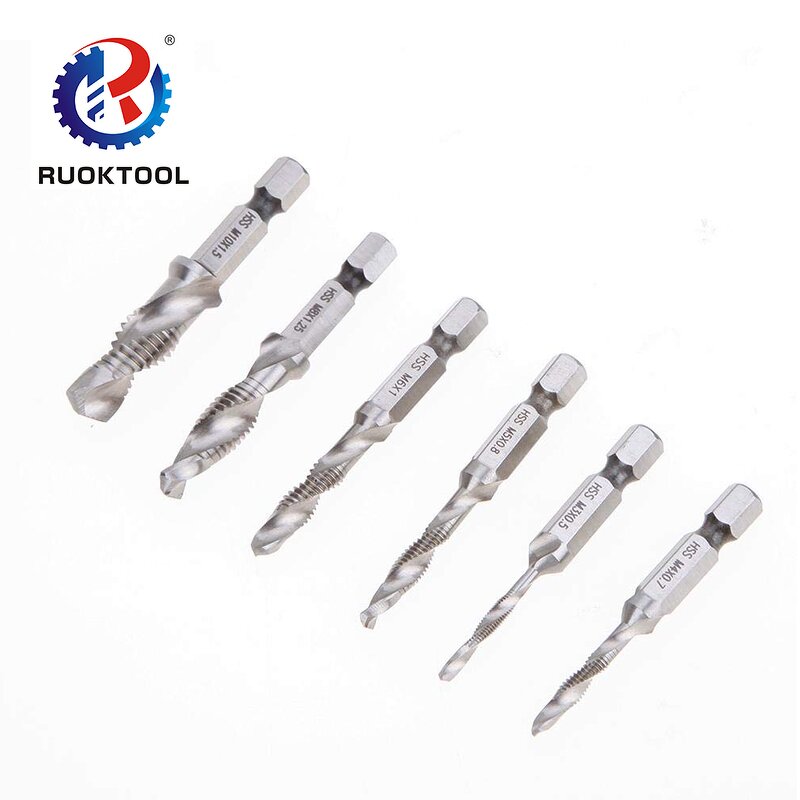 Thread Tap Set Manufacturer - 6PCS HSS4241 Hex Spiral Set