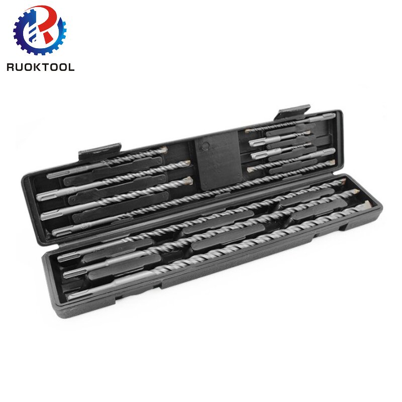 Concrete Drill Bit Set Factory - 11Pcs 110-450Mm Sds Plus