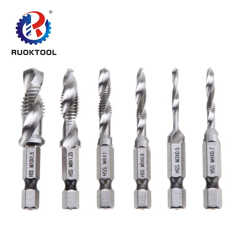 Thread Tap Set Manufacturer - 6PCS HSS4241 Hex Spiral Set