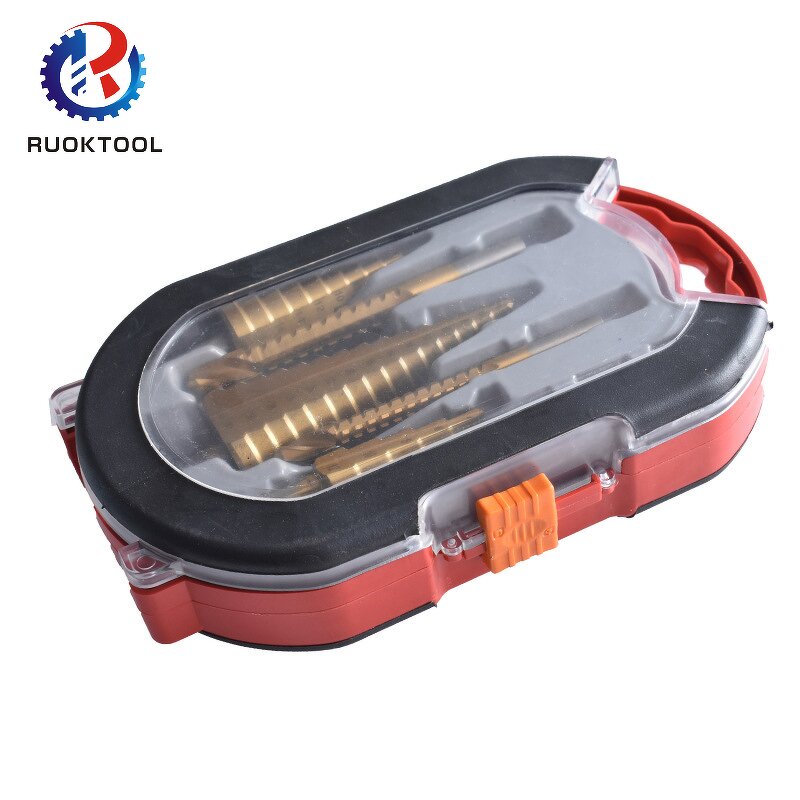 Step Drill Bit Set Supplier - 6Pcs HSS Pagoda Tapper