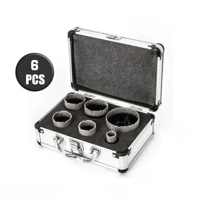 Diamond Hole Saw Set Manufacturer - 5Pcs 20-68mm M14 Vacuum Brazed
