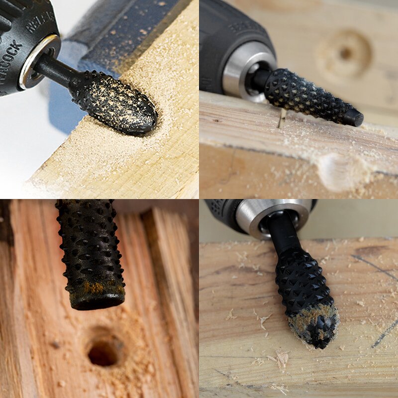 Rotary Burr Set Factory - 10pcs Woodworking Carving Rasp