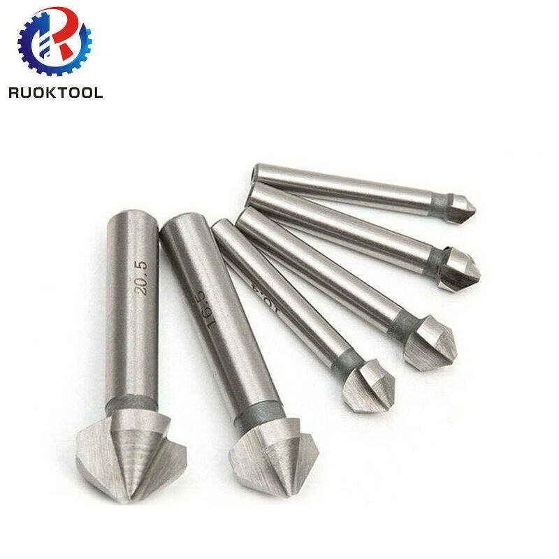 Chamfer Cutter Set Manufacturer - 6pcs 3 Flute HSS End Mill
