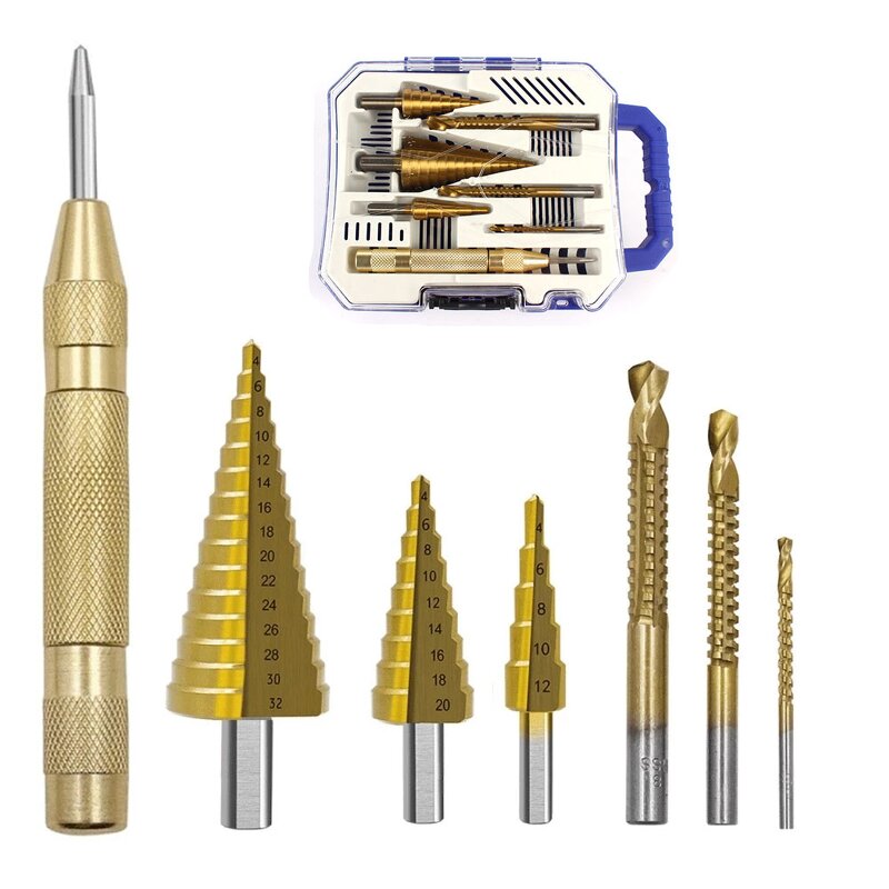 Step Drill Bit Supplier - Straight Groove Titanium Coated