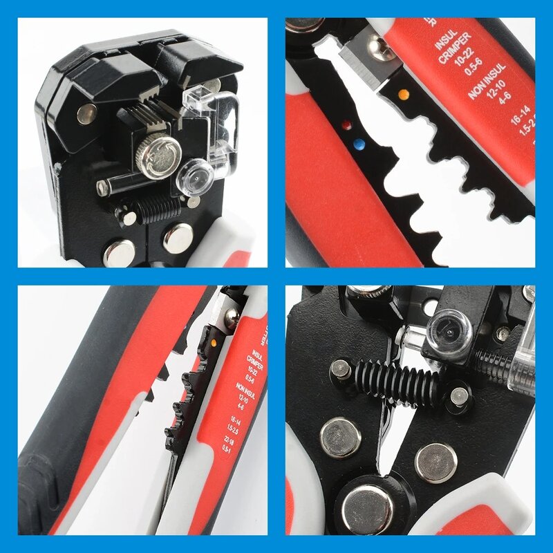 Cable Cutter Factory - Blue Crimper Stripper Multifunctional