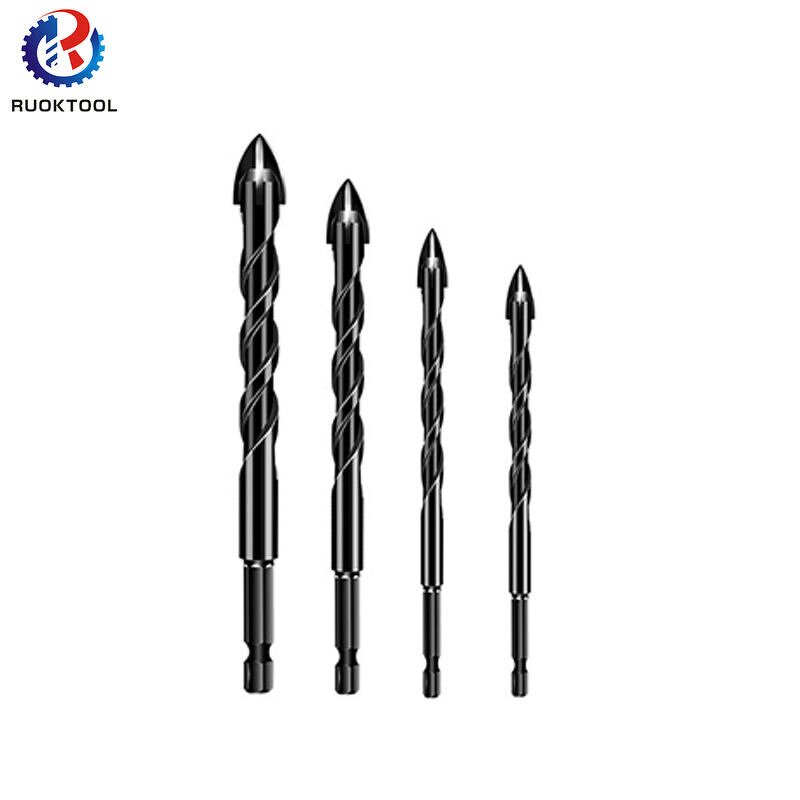 Alloy Drill Bit Manufacturer - Triangle Hex Spiral Dry Wet