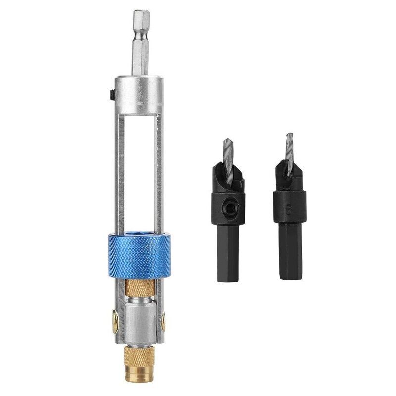 Countersink Drill Bit Set Manufacturer - 20PC Swivel Head Quick Change