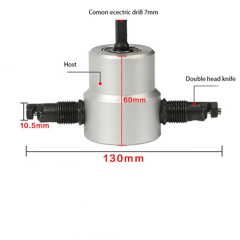Sheet Metal Nibbler Manufacturer - Double Head Hole Saw Cutter