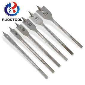 Spade Drill Bit Set Supplier - 5pcs Wood Metal Drilling Set