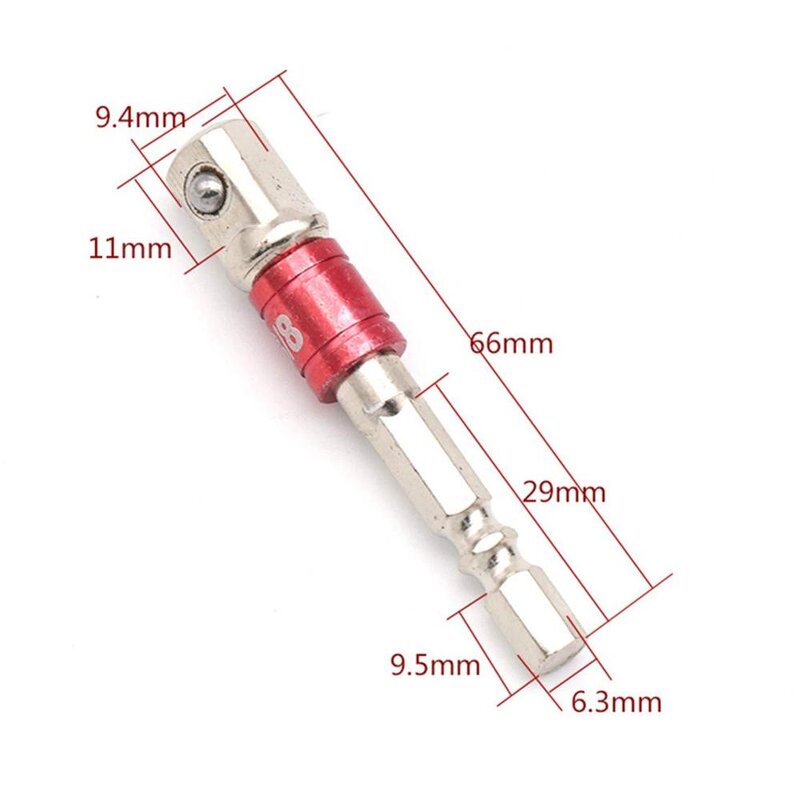 Nut Driver Extension Supplier - 3PC Hex Shank Colored Loop