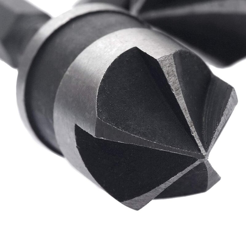 Countersink Bit Set Factory - 3PC HCS 5 Flutes Hex Shank