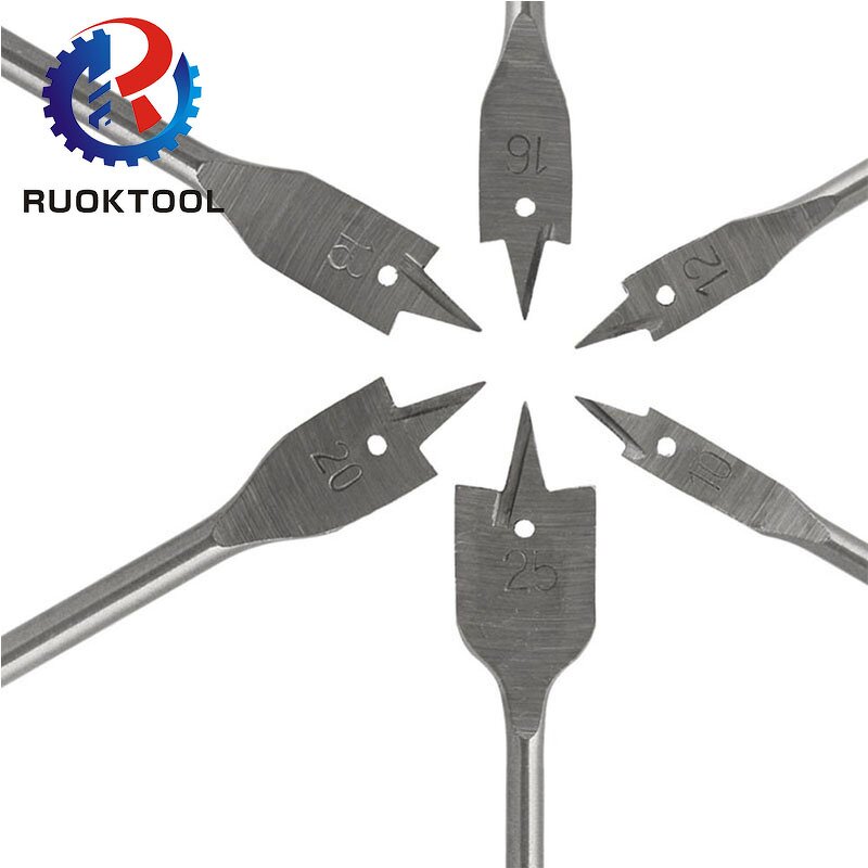 Spade Drill Bit Set Supplier - 5pcs Wood Metal Drilling Set