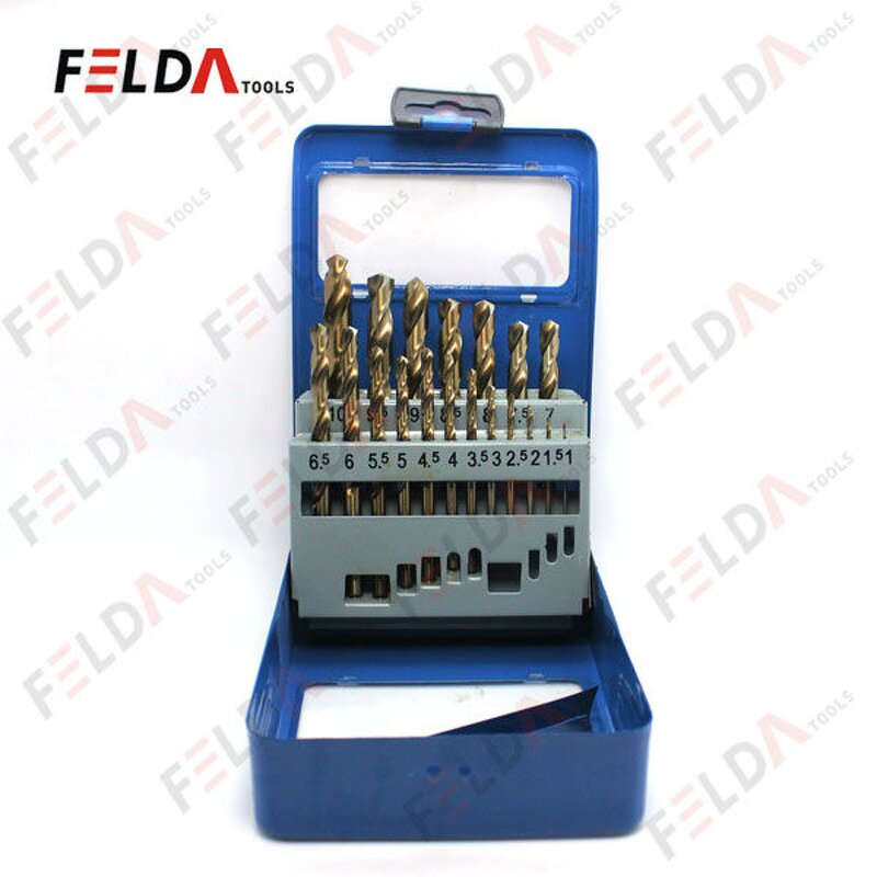 HSS Drill Bits Supplier - DIN338 Gold Cobalt 135 Degree
