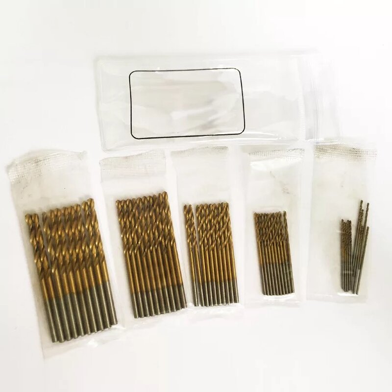 Drill Bit Set Manufacturer - 50PC HSS Titanium Coated Micro