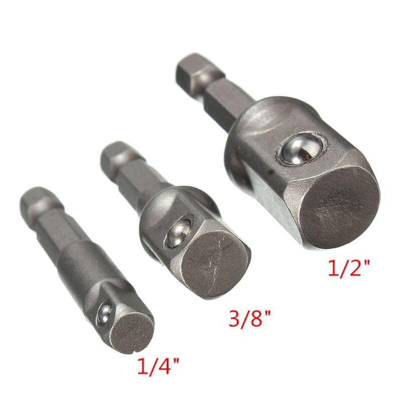 Nut Driver Extension Factory - 3PC Square Nut Driver Adapter