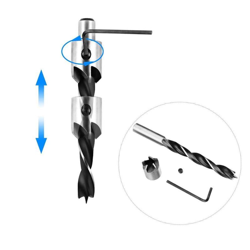 Wood Drill Bit Set Factory - 7pcs HSS Woodworking Set