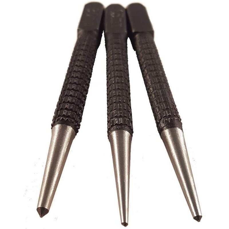 Center Punch Set Manufacturer - 3Pcs High-carbon Steel Non-Slip