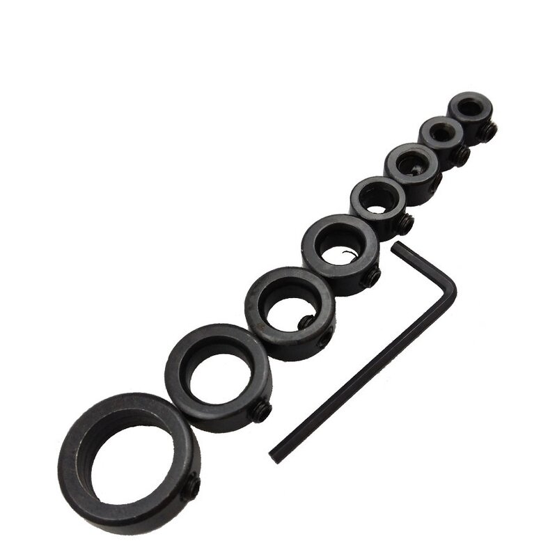 Drill Stop Collars Supplier - 8pcs 3-16mm Depth Positioner