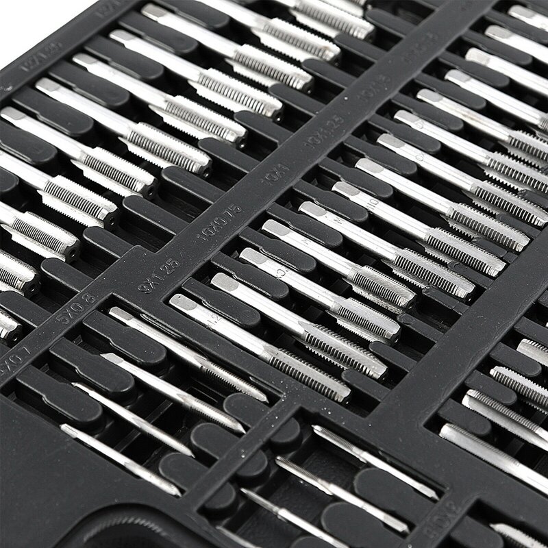 Tap and Die Set Supplier - 110 Pcs Metric Hand Threading
