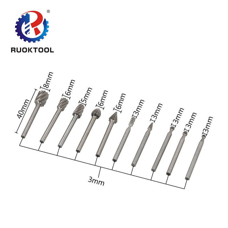 Carbide Burr Bits Manufacturer - 10PCS Tungsten Carbide Rotary