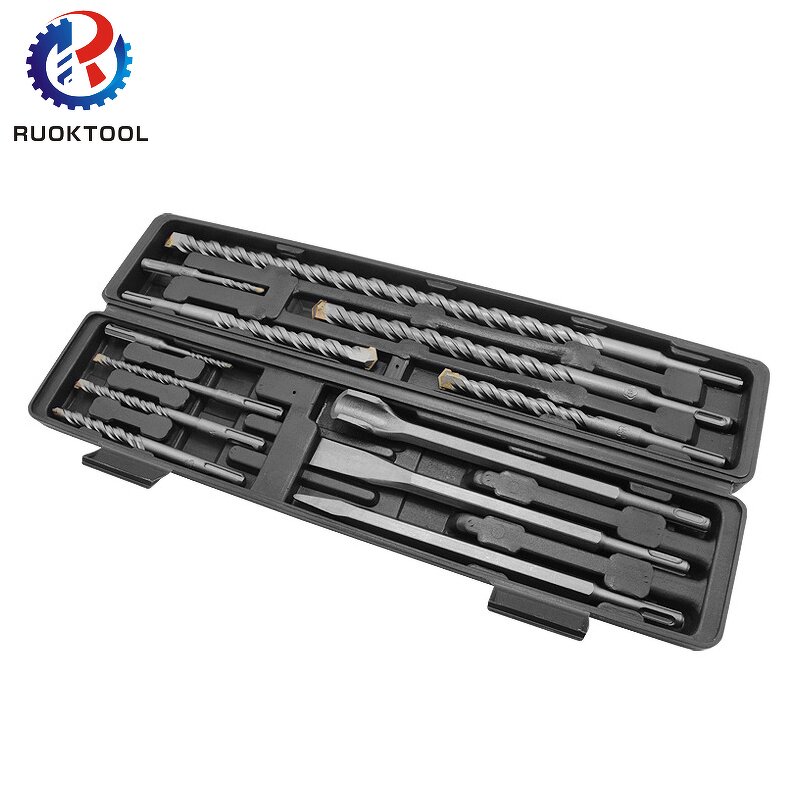 Concrete Drill Bit Set Factory - OEM 12Pcs Sds Plus Cross