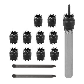 Spot Weld Drill Bit Set Factory - 13 Pcs Double Side Carbide