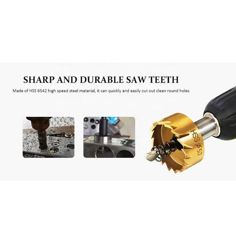 Hole Saw Set Supplier - 5Pcs HSS Stainless Steel Wrench