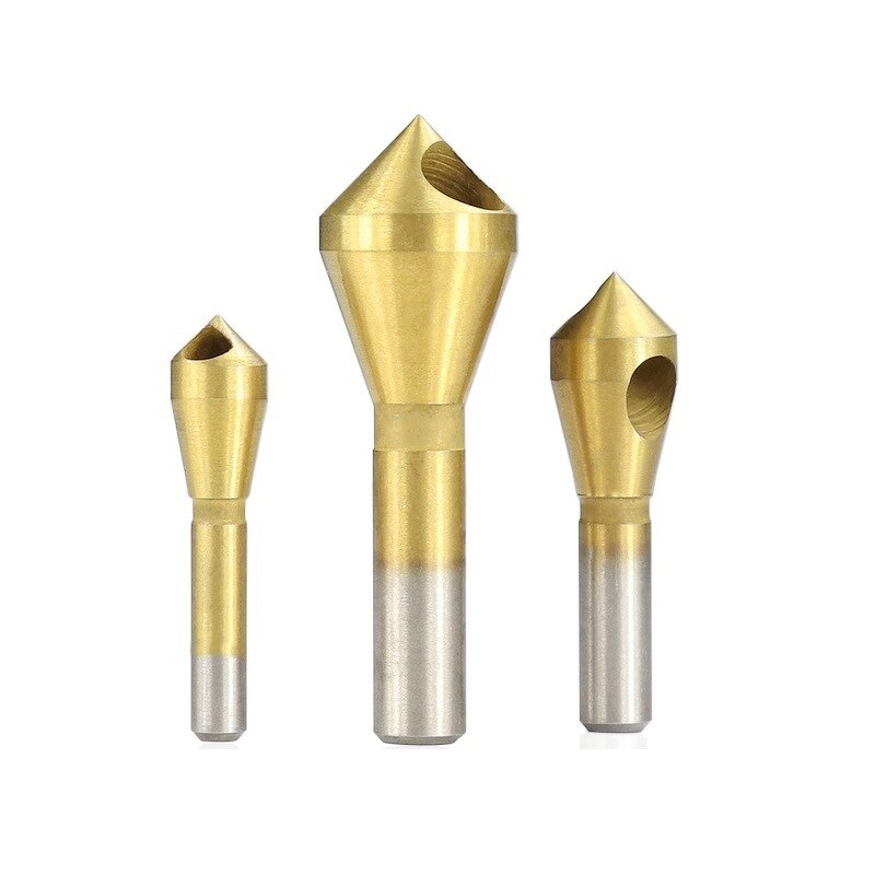 Step Drill Bit Set Factory - 4 Pcs Oblique Hole Chamfering