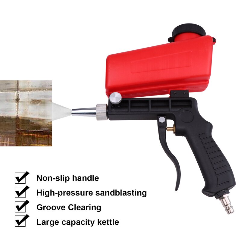 Sandblasting Gun Manufacturer - Portable Gravity Adjustable Air