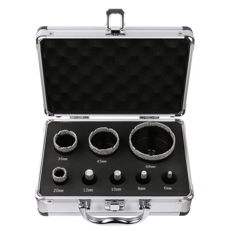 Diamond Hole Saw Set Supplier - 8pcs/Set 6-68mm M14 Vacuum