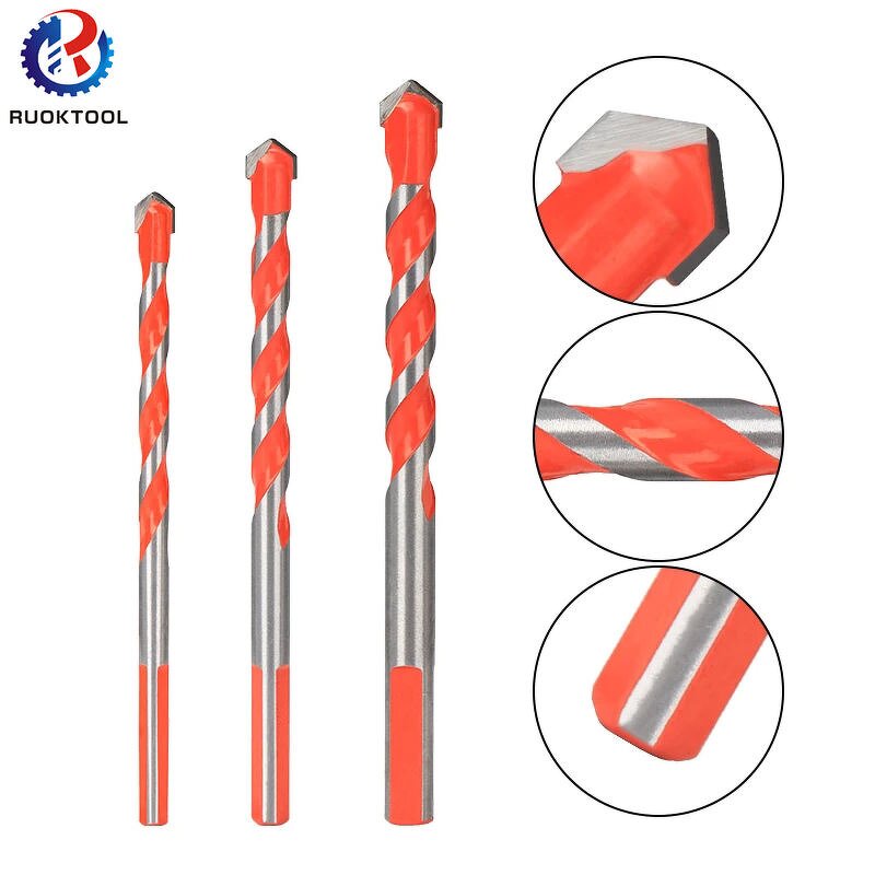 Tile Drill Bit Set Factory - Triangular Handle Multifunction Set