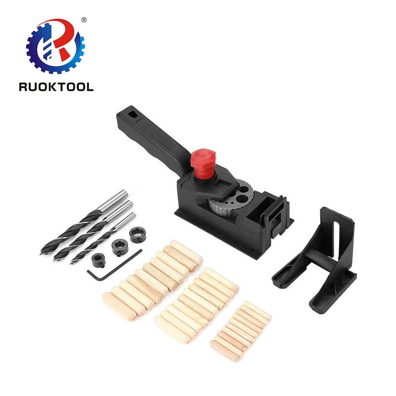 Wood Dowel Jig Supplier - 38Pcs Drilling Locator Guide Kit