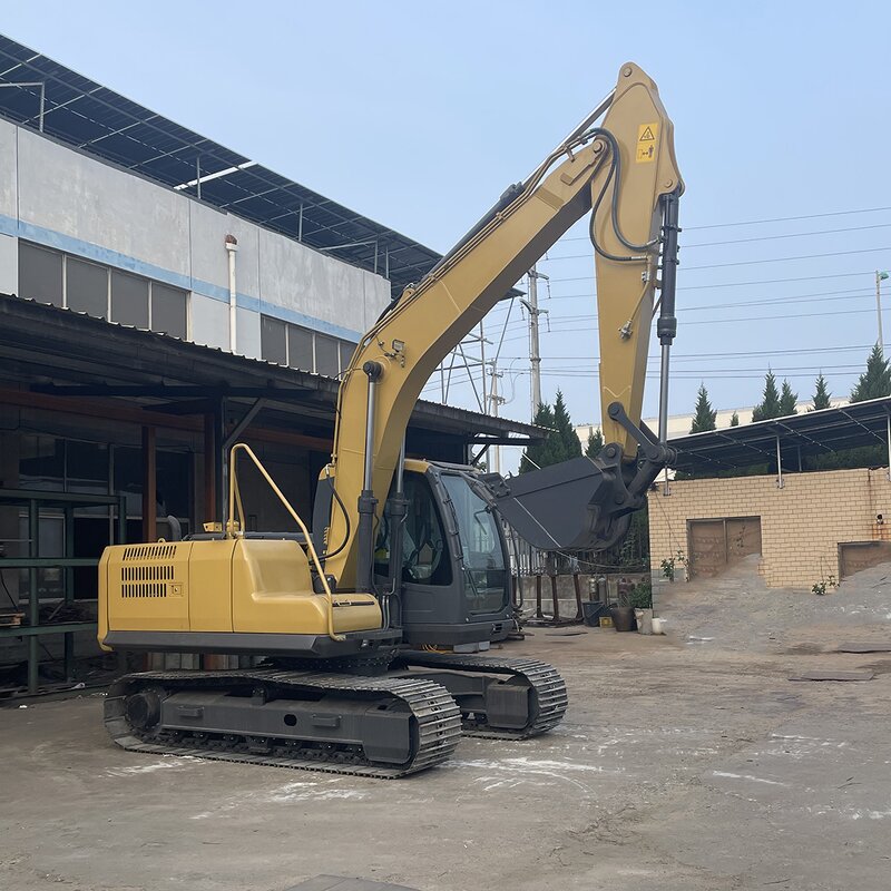 Crawler Excavator Factory - 15 Ton Steel Track Cummins Engine KYB Hydraulic Motor