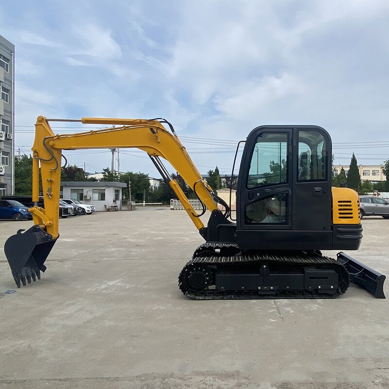 Mini Excavator Supplier - Factory 7T 6 Ton Compact Zero Tail Swing Quick Hitch