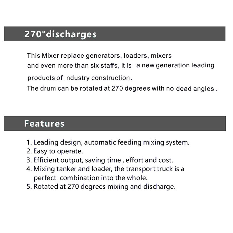 Mini Self-Loading Mixer Manufacturer - Direct Factory Sale 3.5cbm Small Mobile
