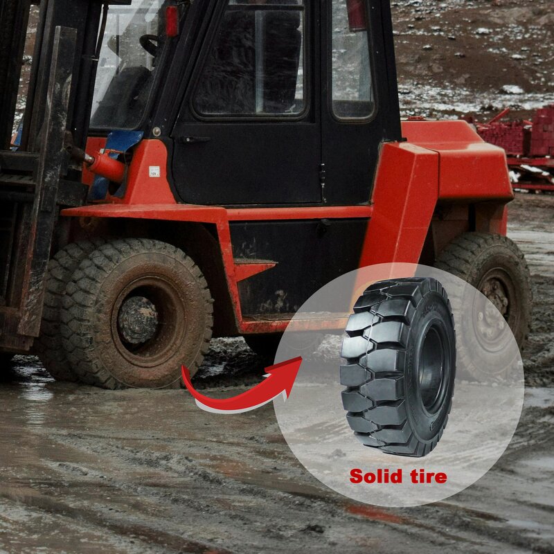 Forklift Tires Supplier - Decent Price Affordable Inflatable and Solid Tires